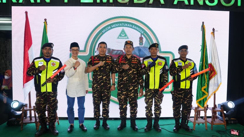 GP Ansor Berkolaborasi dengan Unilever Indonesia Launching Posko Mudik Banser 2024 #2